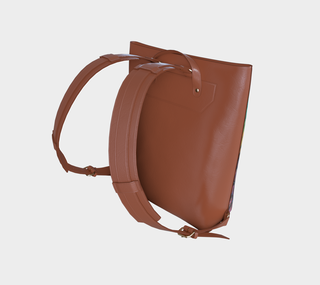 Vegan Leather Backpack Pumkin Collection