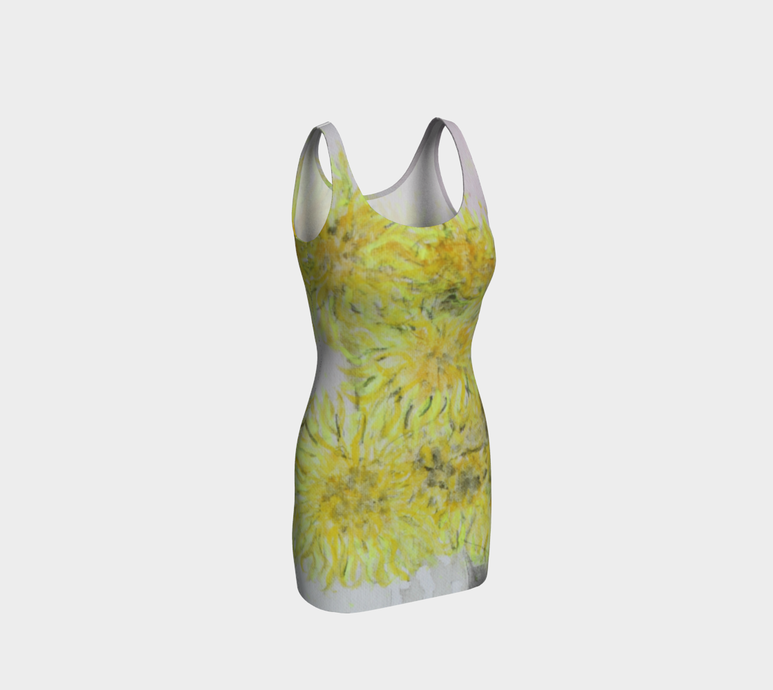 Bodycon Dress Mama Flowers