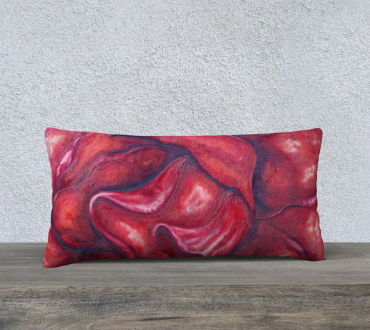 24" x 12" Pillow Case Blaisha May Rose