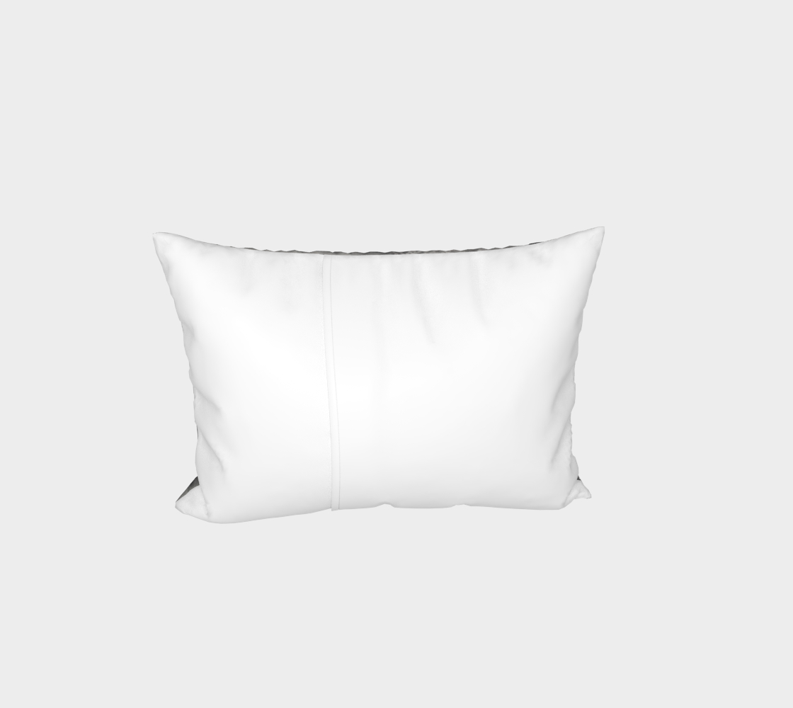 Bed Pillow Sham Hibiscus Flower Grisaille