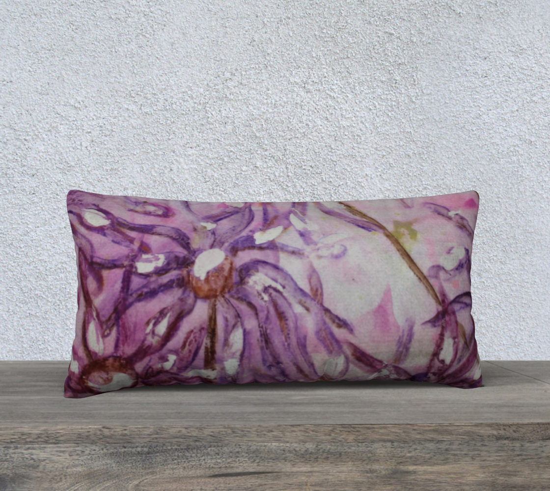 24" x 12" Pillow Case Aster Party