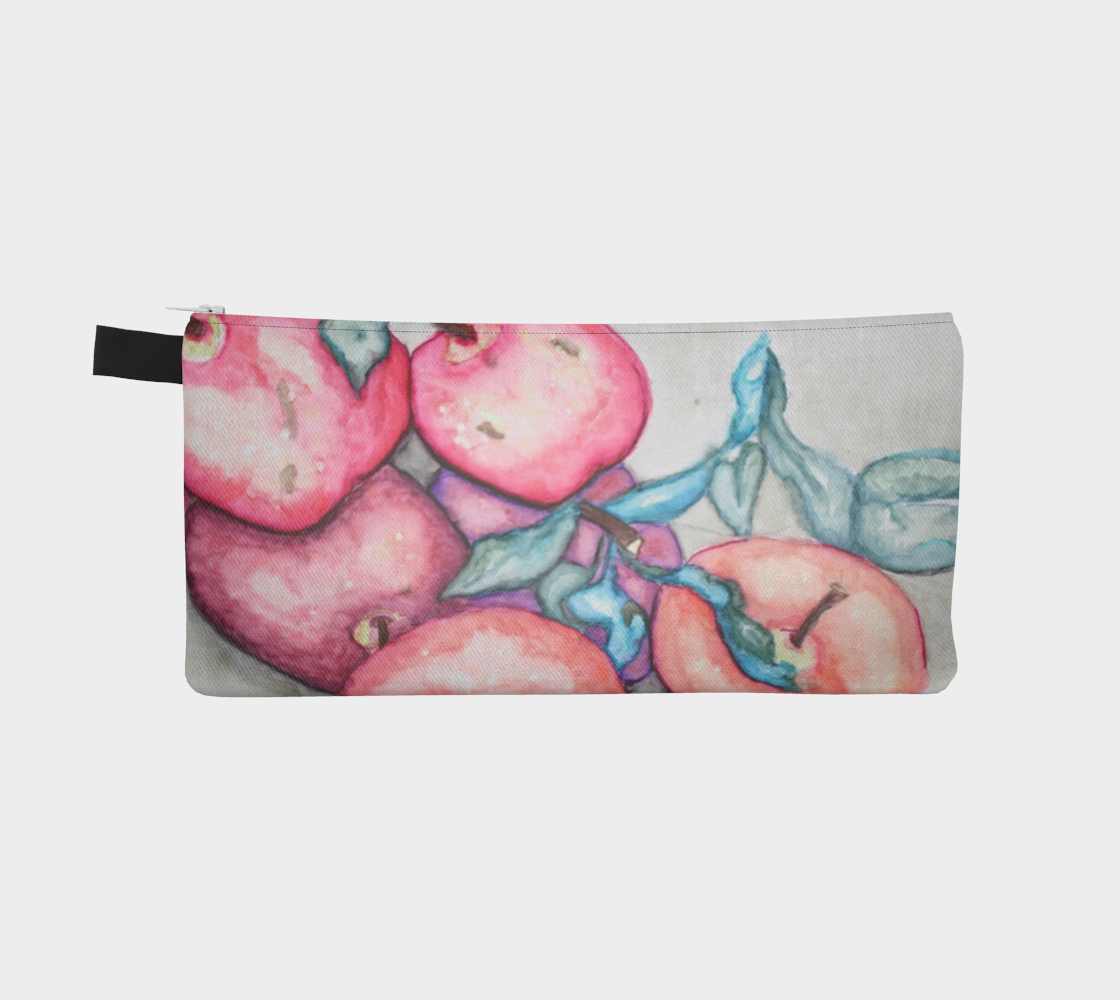 Pencil Case Ink Apples