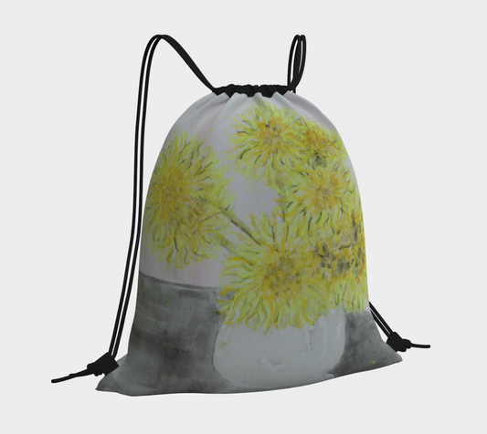 Drawstring Bag Mama Flowers