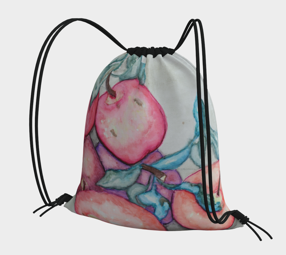 Drawstring Bag Ink Apples Ink Apples