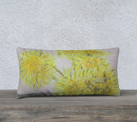 24" x 12" Pillow Case Mama Flowers