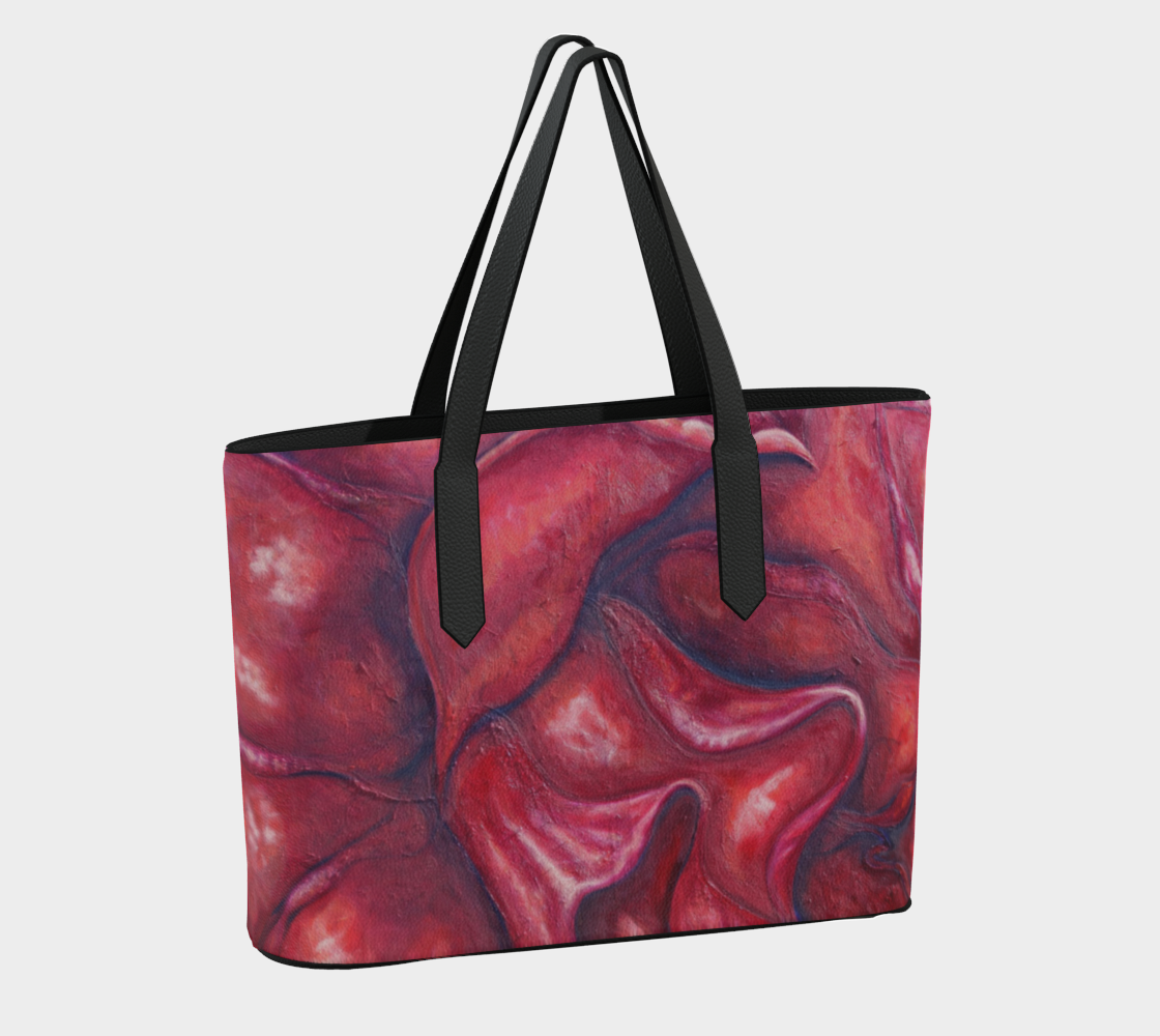 Vegan Leather Tote Bag Blaisha May Rose