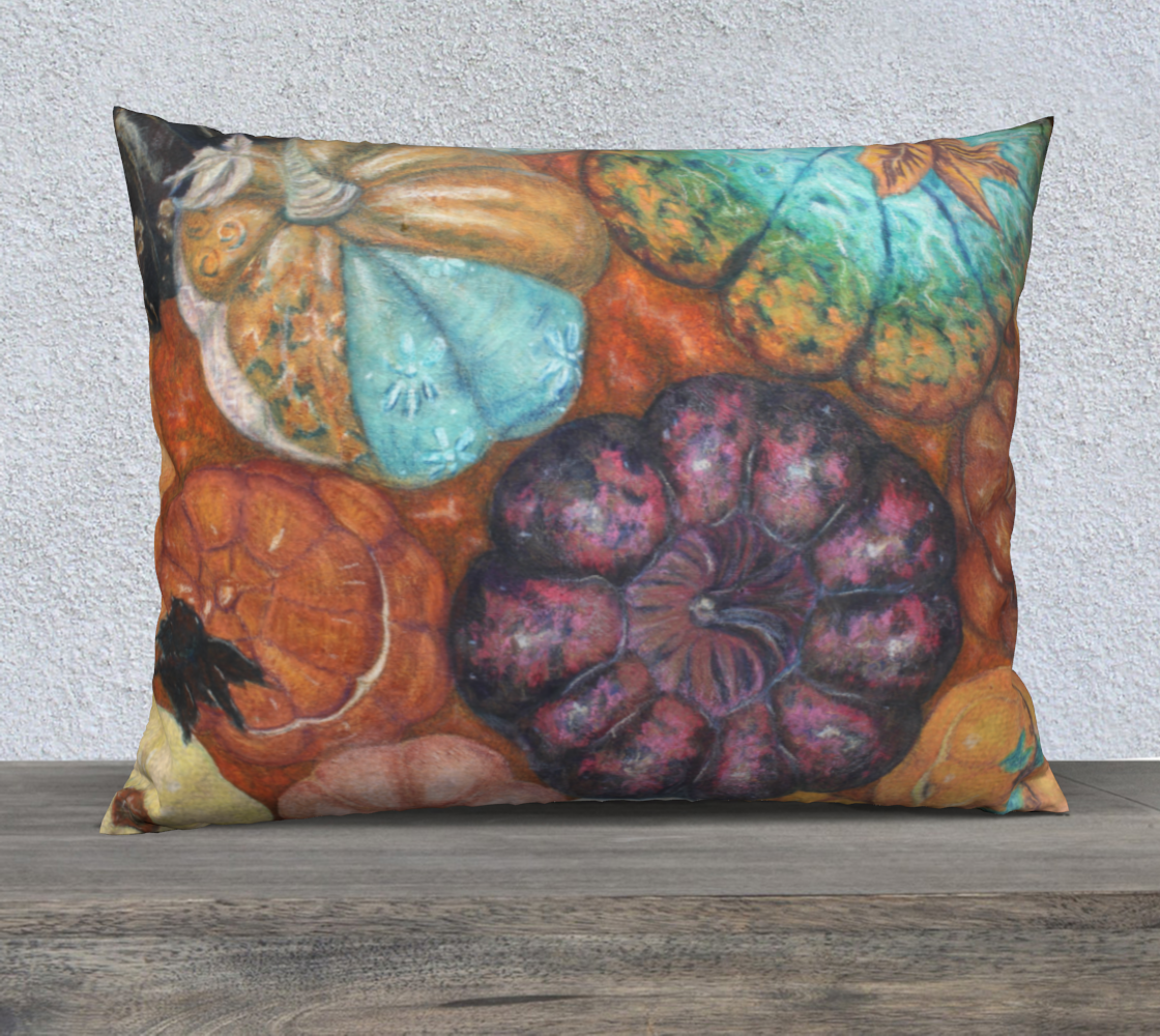 26" x 20" Pillow case Pumkin Collection