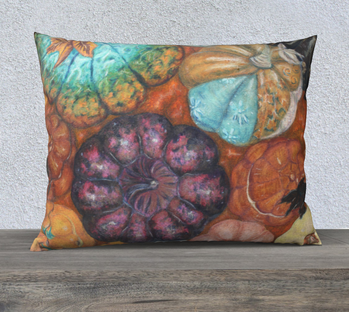 26" x 20" Pillow case Pumkin Collection