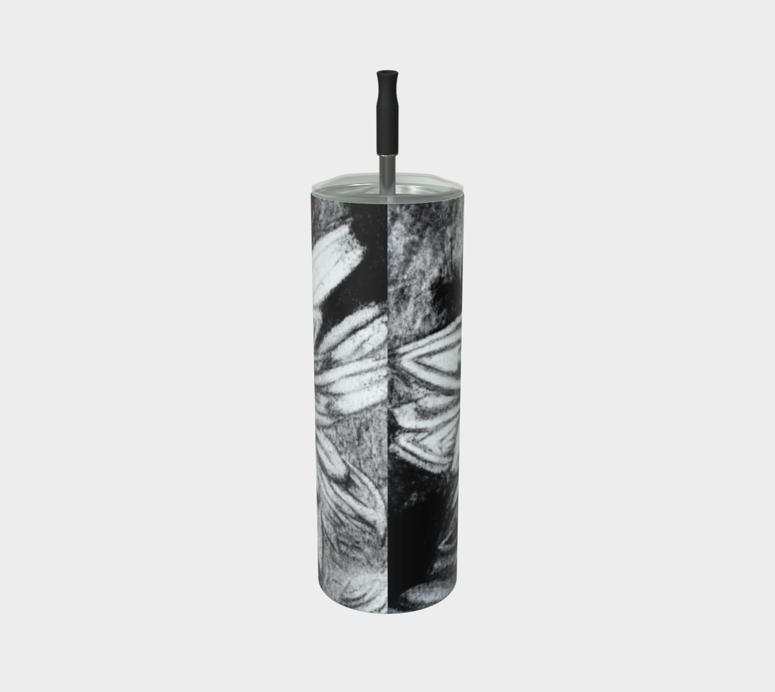 Stainless Steel Tumbler Dahlia Flowers