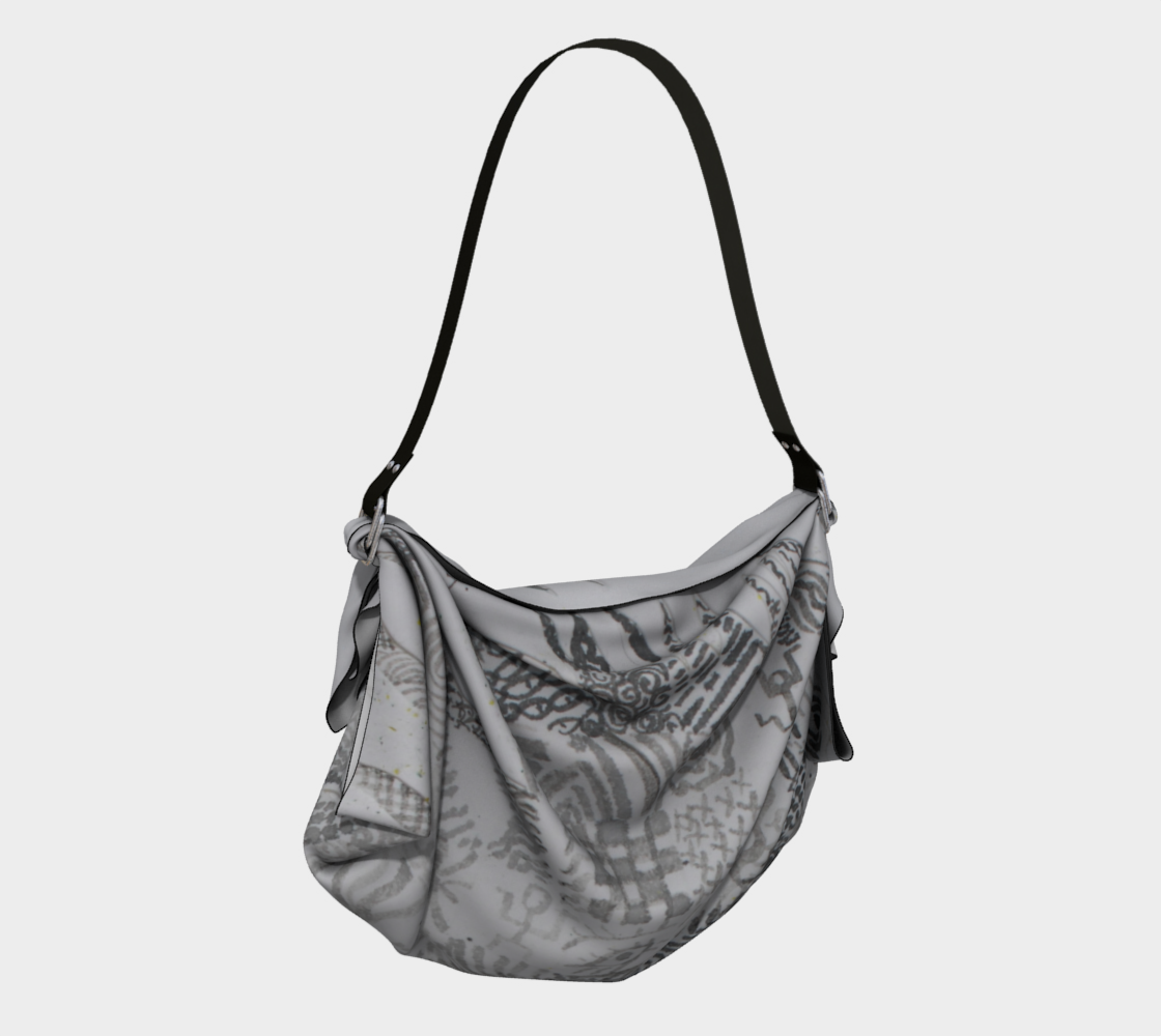 Origami Tote Betta Fish Grisaille