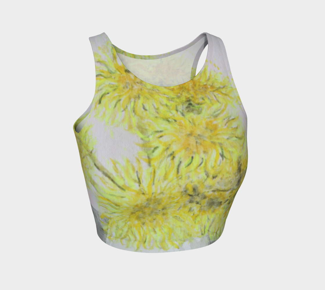 Athletic Crop Top Mama Flowers