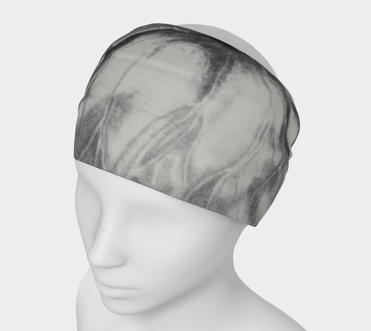 Headband Hibiscus Grisaille