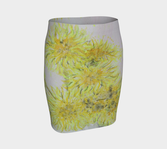 Fitted Skirt Mama Flowers