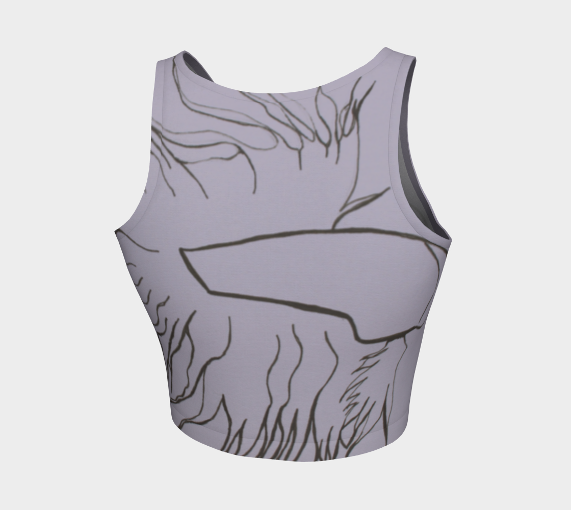 Athletic Crop Top Zen Betta Fish