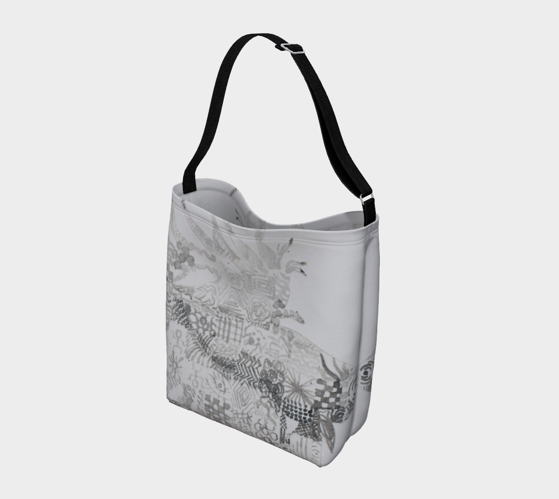 Day Tote Betta Fish Grisaille