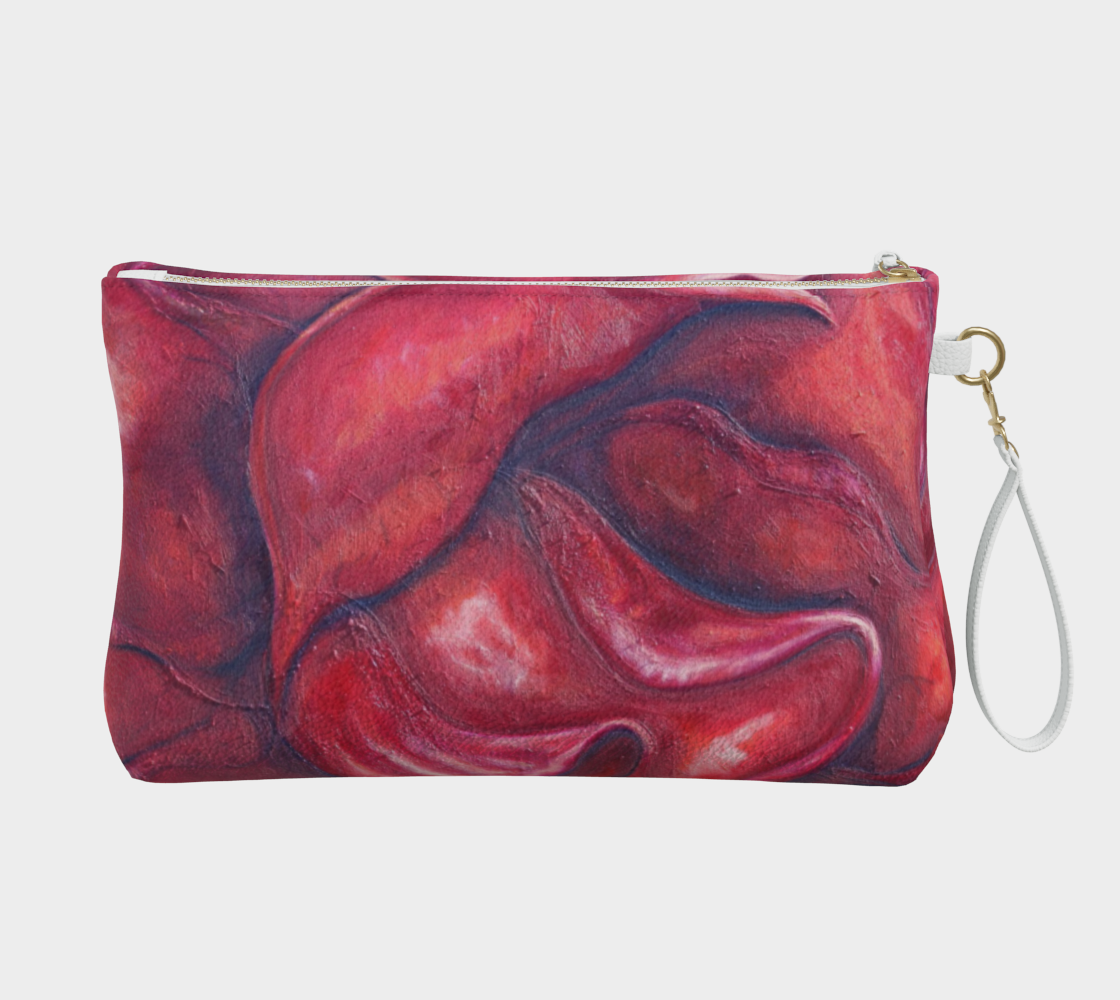 Vegan Leather Makeup Bag Blaisha May Rose