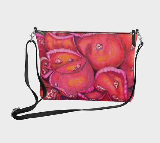 Vegan Leather Crossbody Purse First Bloom In Spring