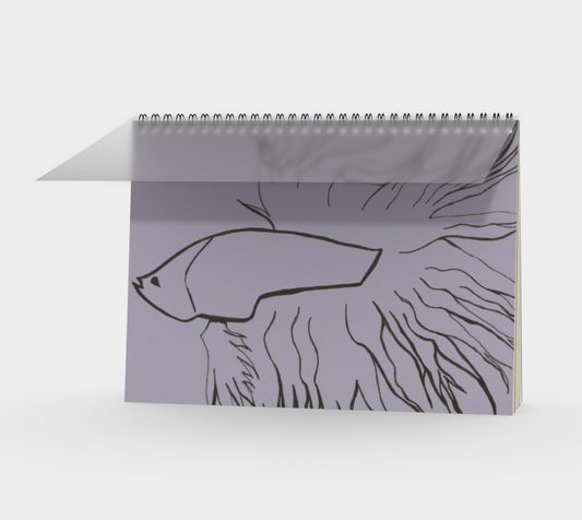 Spiral Notebook Zen Betta Fish
