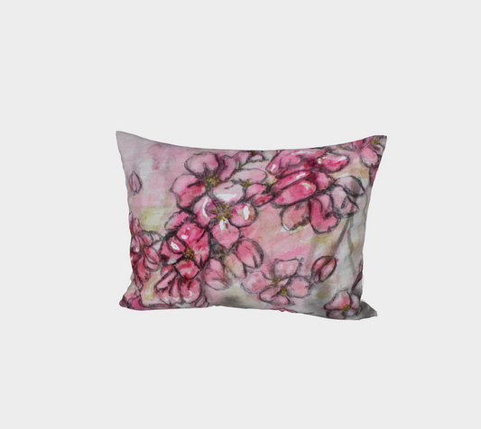 Bed Pillow Sham Crab Apple Blossoms