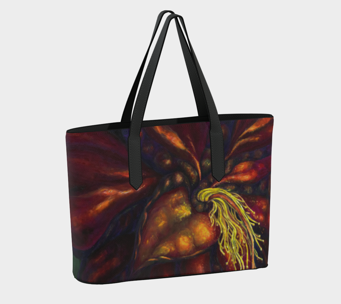 Vegan Leather Tote Bag Forbidden