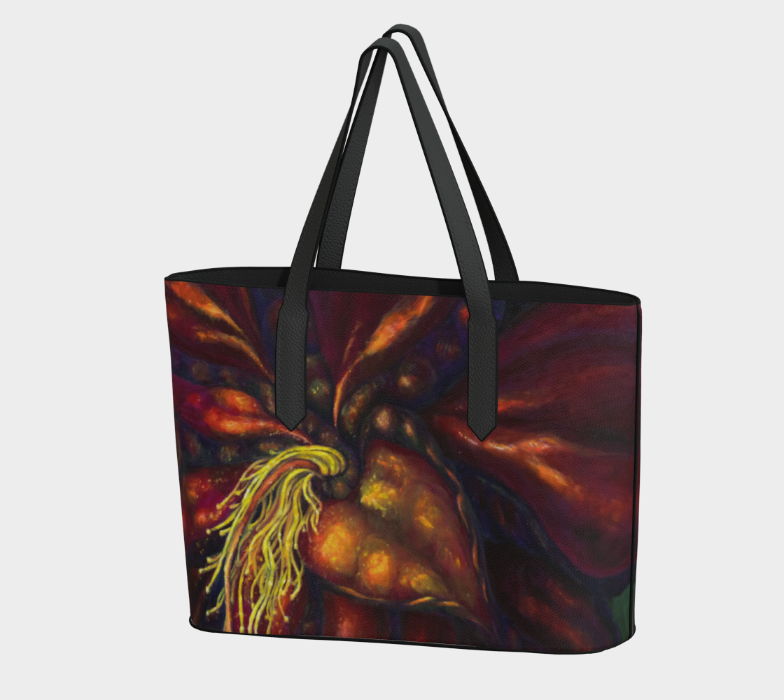 Vegan Leather Tote Bag Forbidden