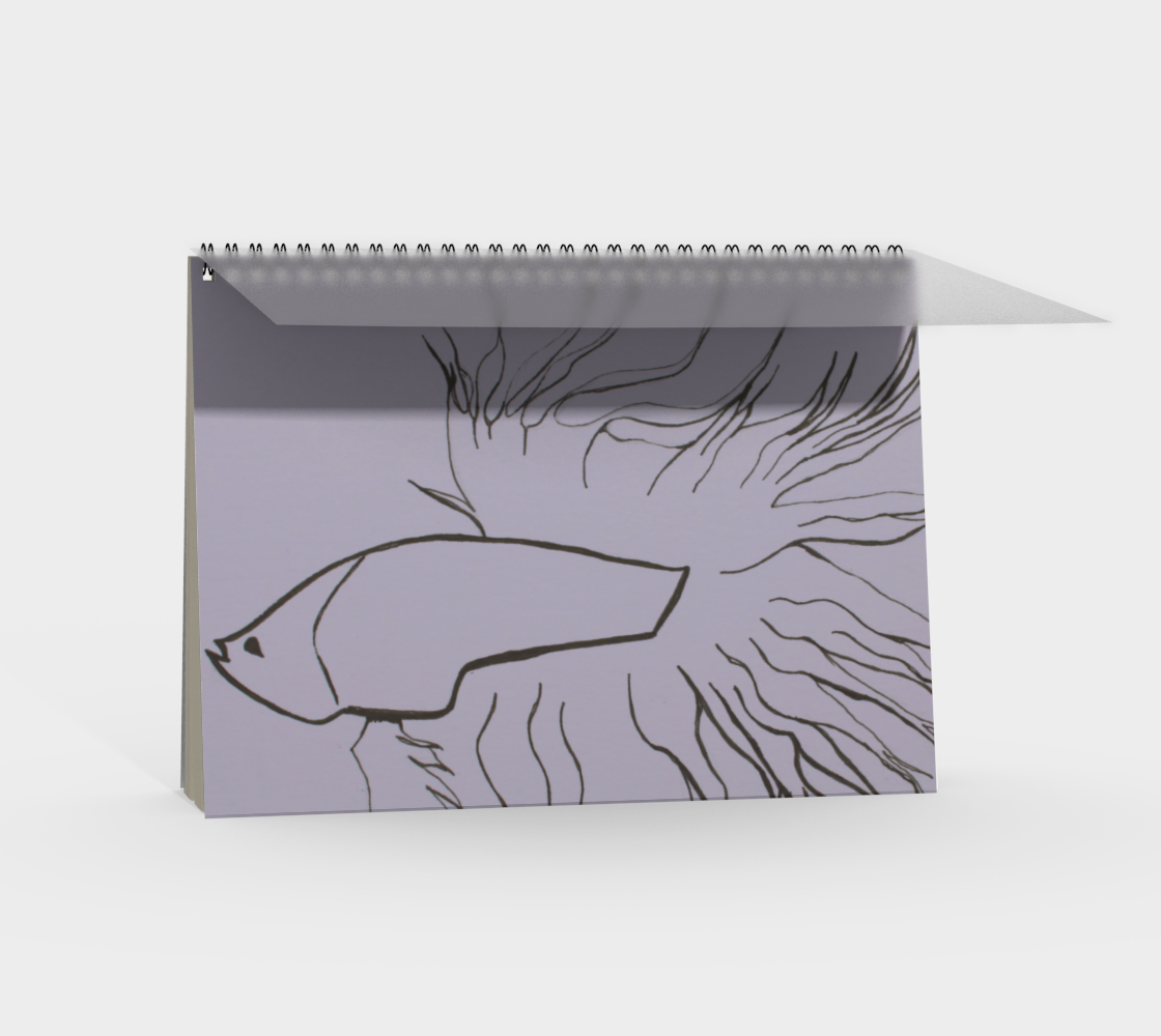 Spiral Notebook Zen Betta Fish