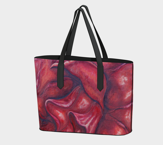 Vegan Leather Tote Bag Blaisha May Rose