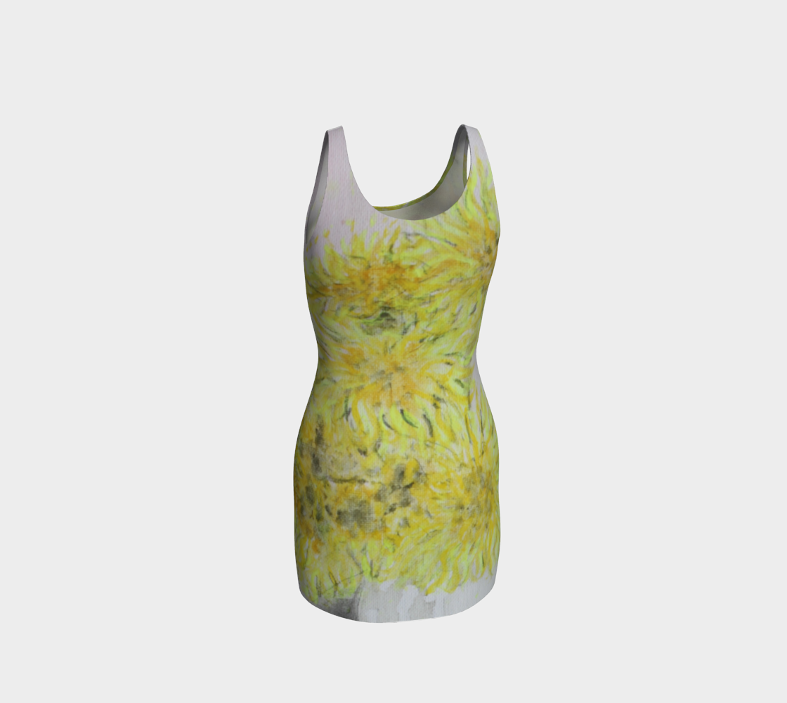 Bodycon Dress Mama Flowers