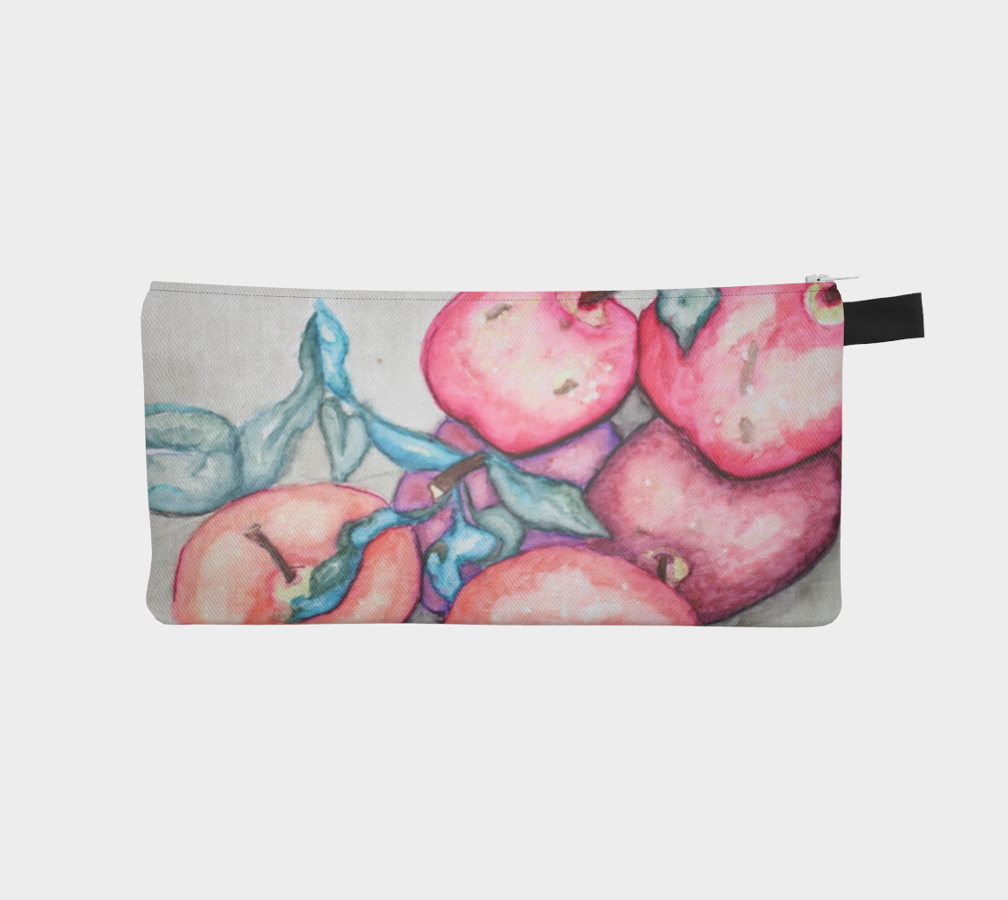 Pencil Case Ink Apples