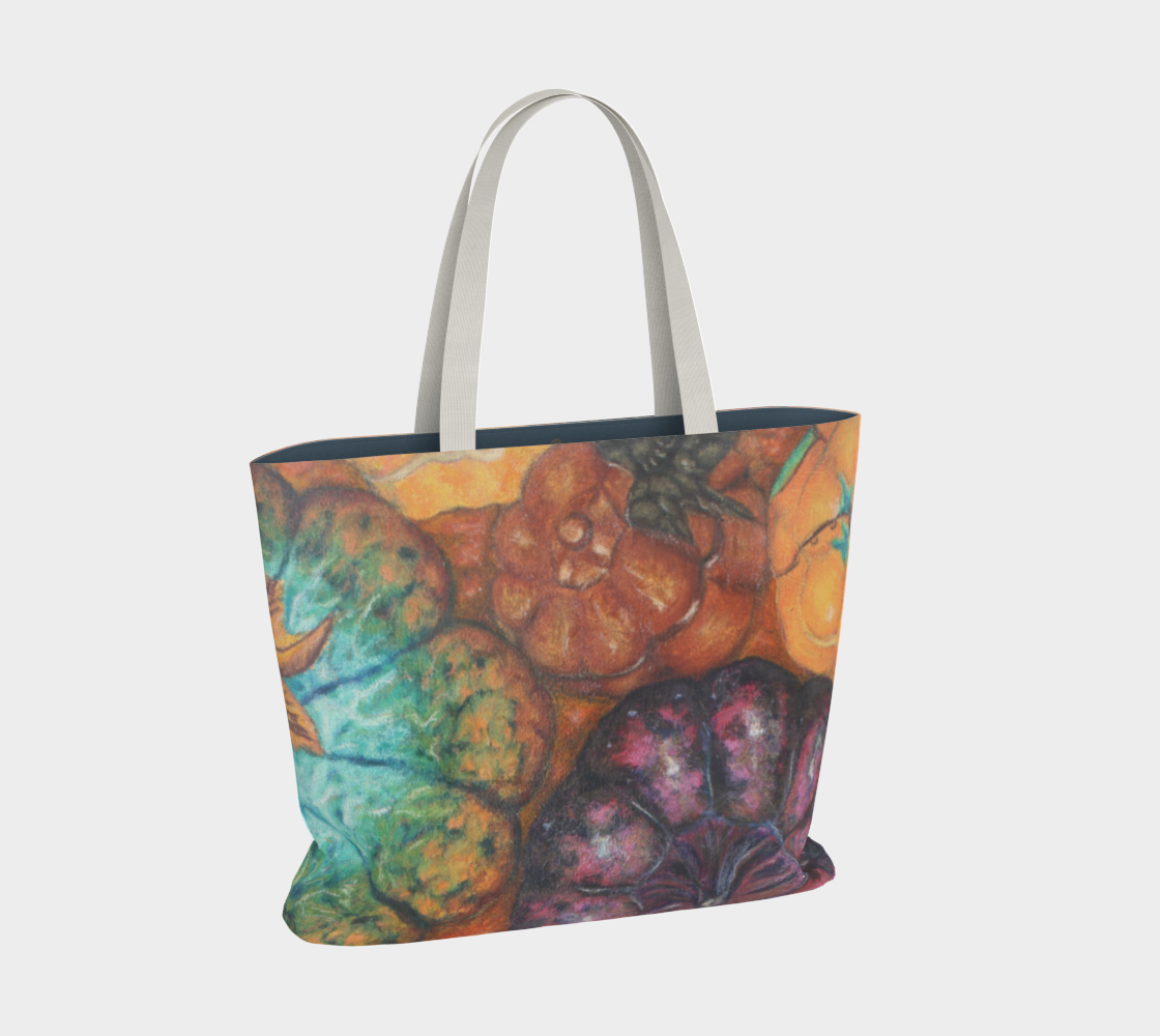 Large Tote Bag Pumkin Collection