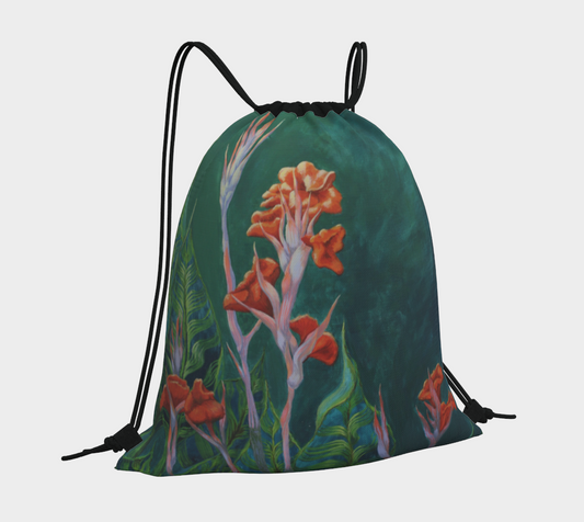 Drawstring Bag Bali Flowers