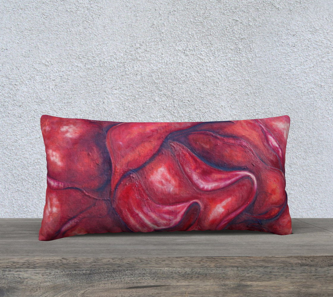 24" x 12" Pillow Case Blaisha May Rose