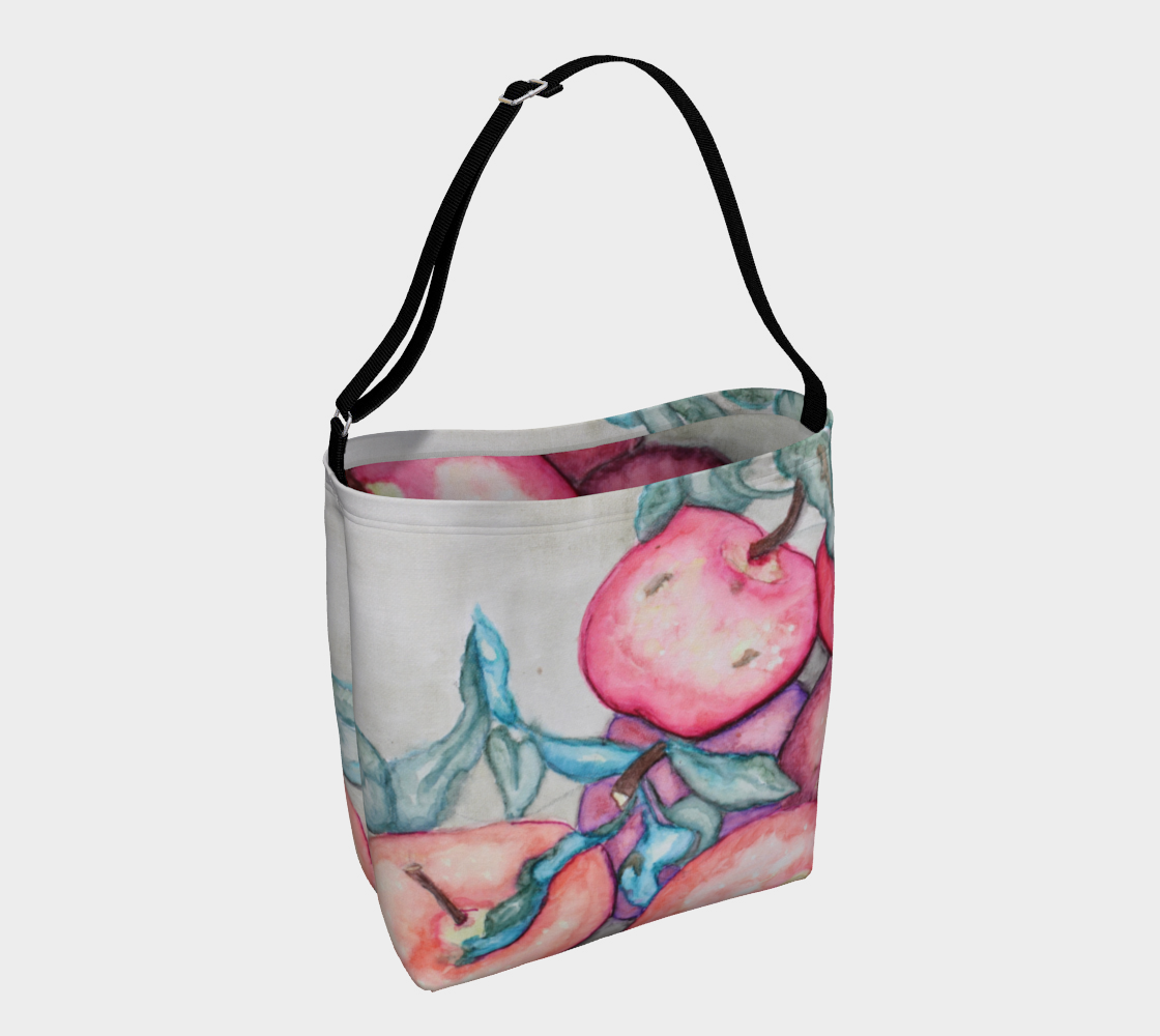 Day Tote Ink Apples