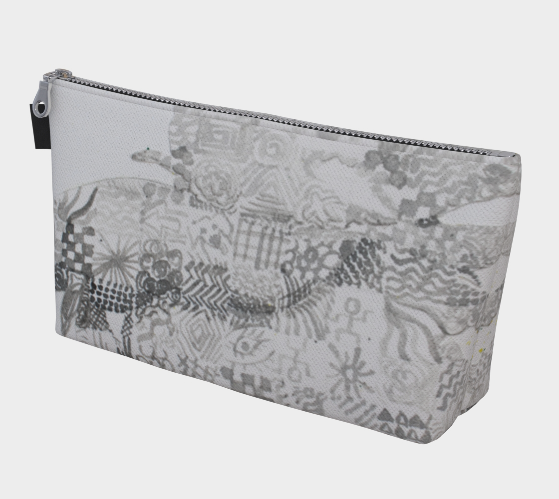 Makeup Bag Betta Fish Grisaille