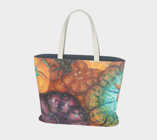 Large Tote Bag Pumkin Collection