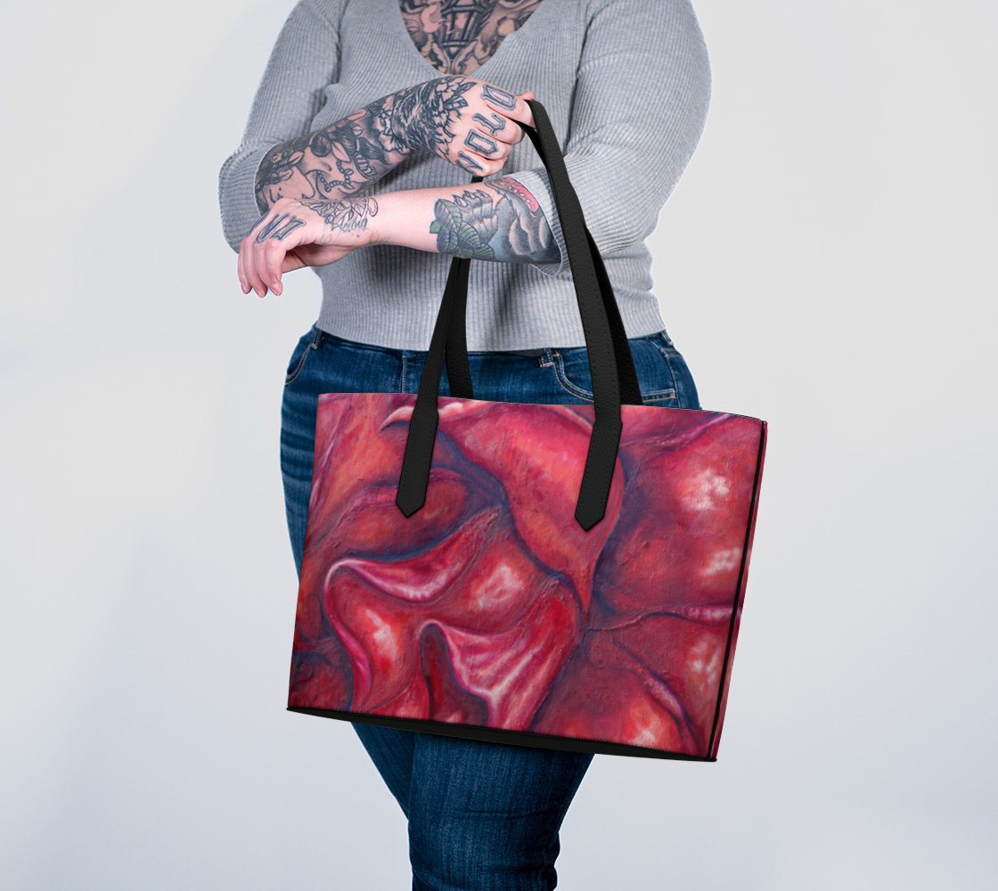 Vegan Leather Tote Bag Blaisha May Rose