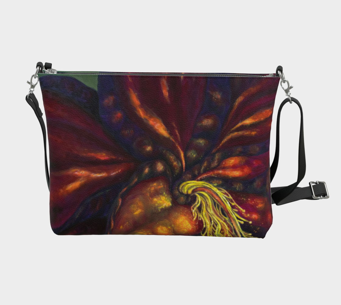 Vegan Leather Crossbody Purse Forbidden