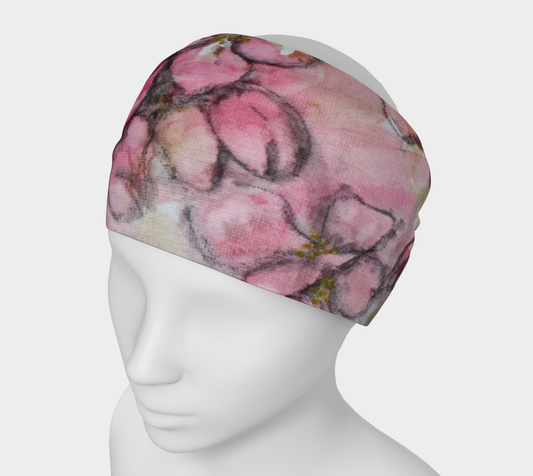 Headband Crab Apple Blossoms