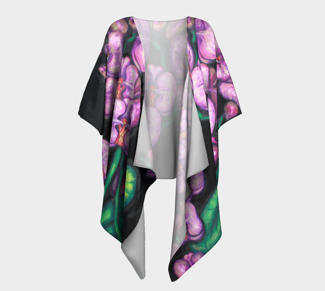 Draped Kimono Orchids