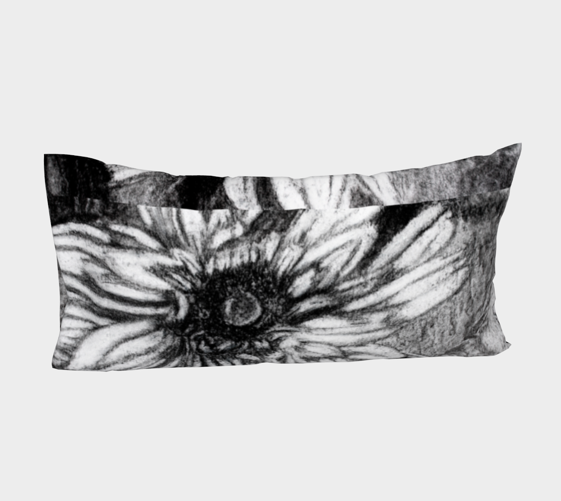 Bed Pillow Sleeve Dahlia Flower