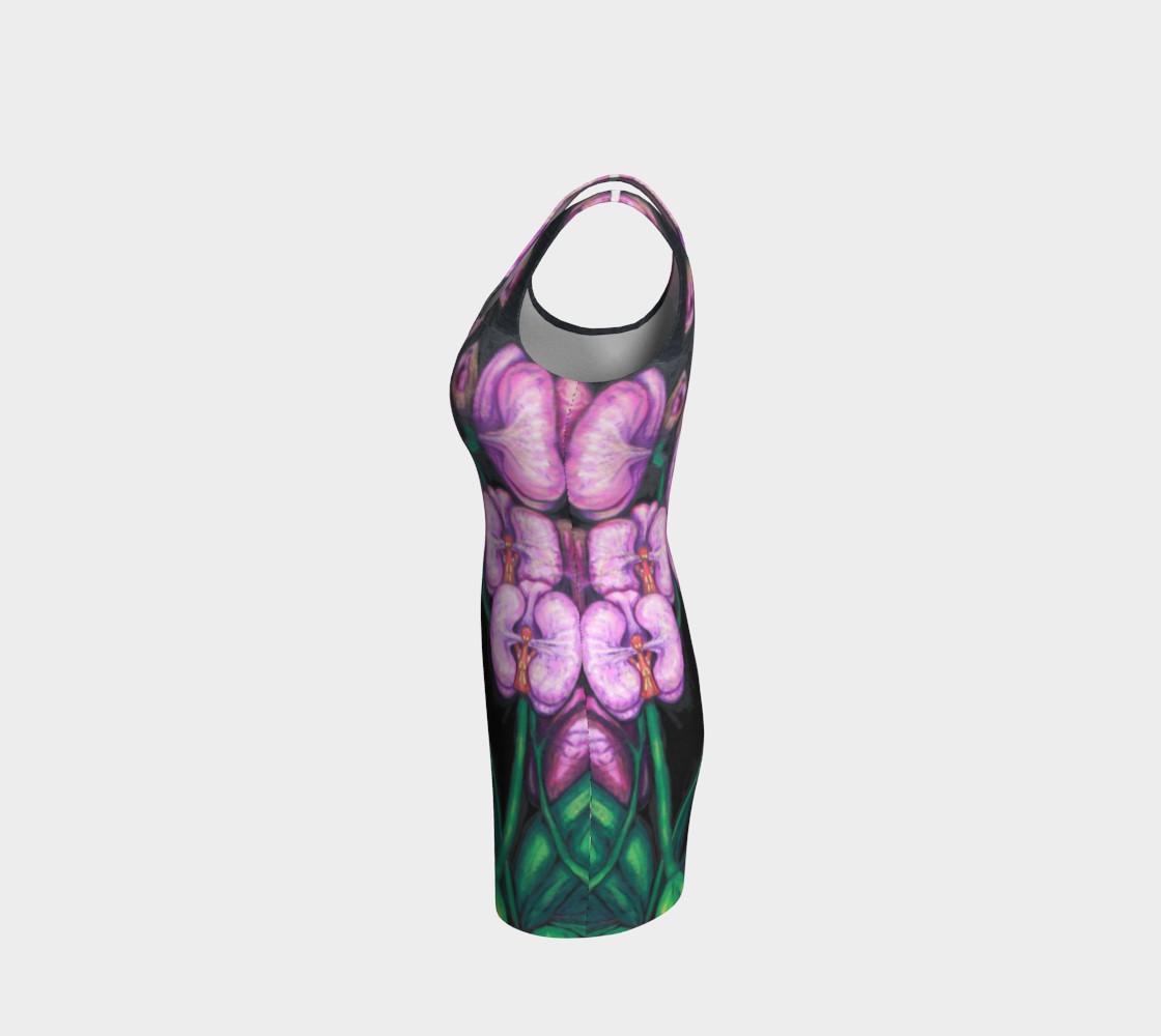 Bodycon Dress Orchids