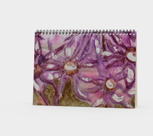 Spiral Notebook Aster Party