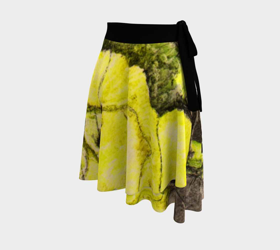 Wrap Skirt Yellow Cactus Grisaille