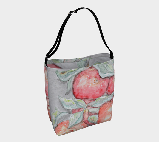 Day Tote Watercolor Apples