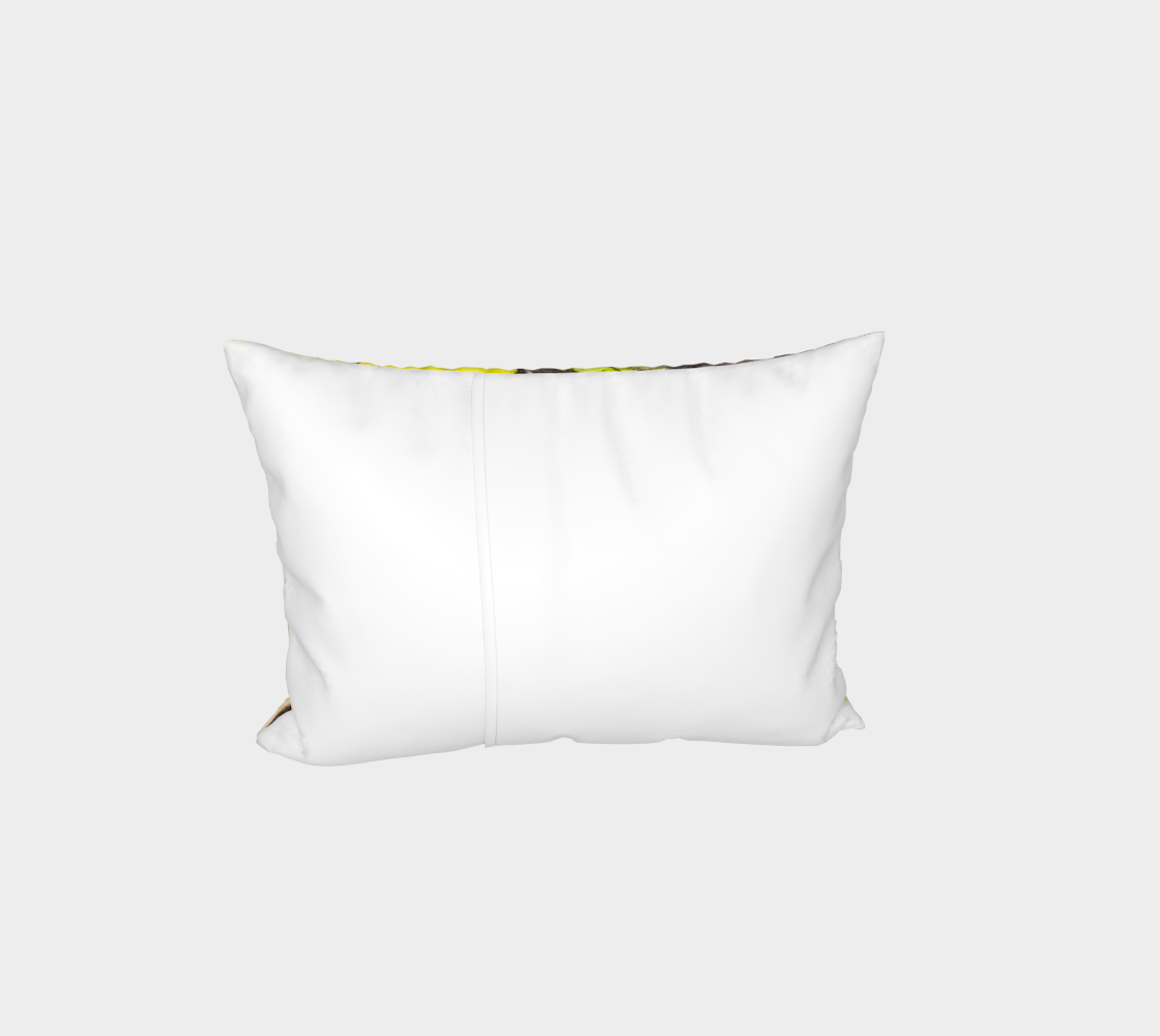 pillow Sham Yellow Cactus Grisaille