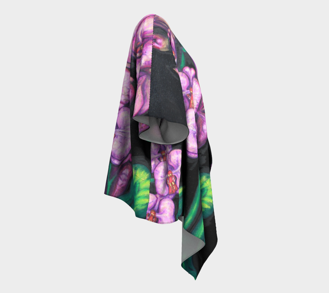 Draped Kimono Orchids