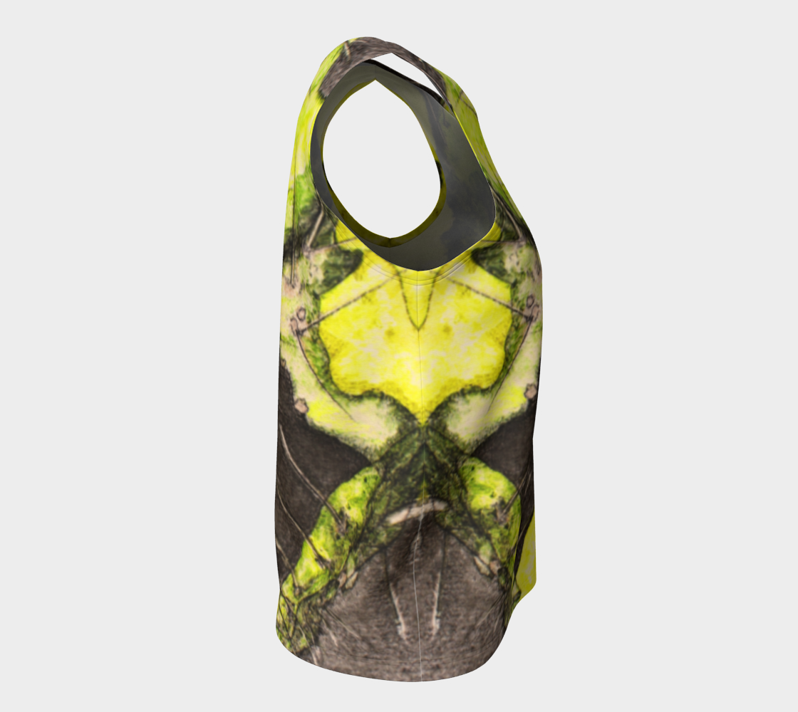 Loose Tank Top Yellow Cactus Grisaille