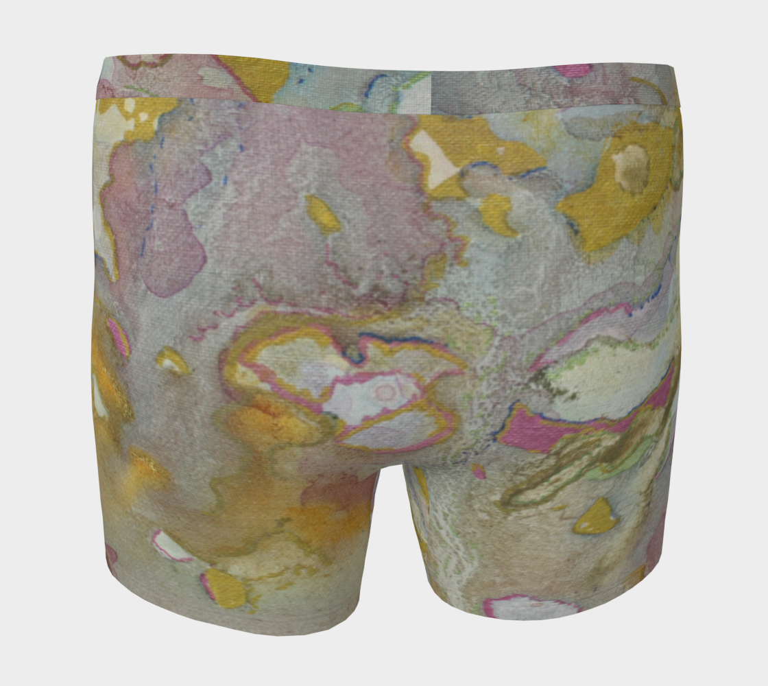 Boxer Briefs Plant Ink and Metallic Abstract