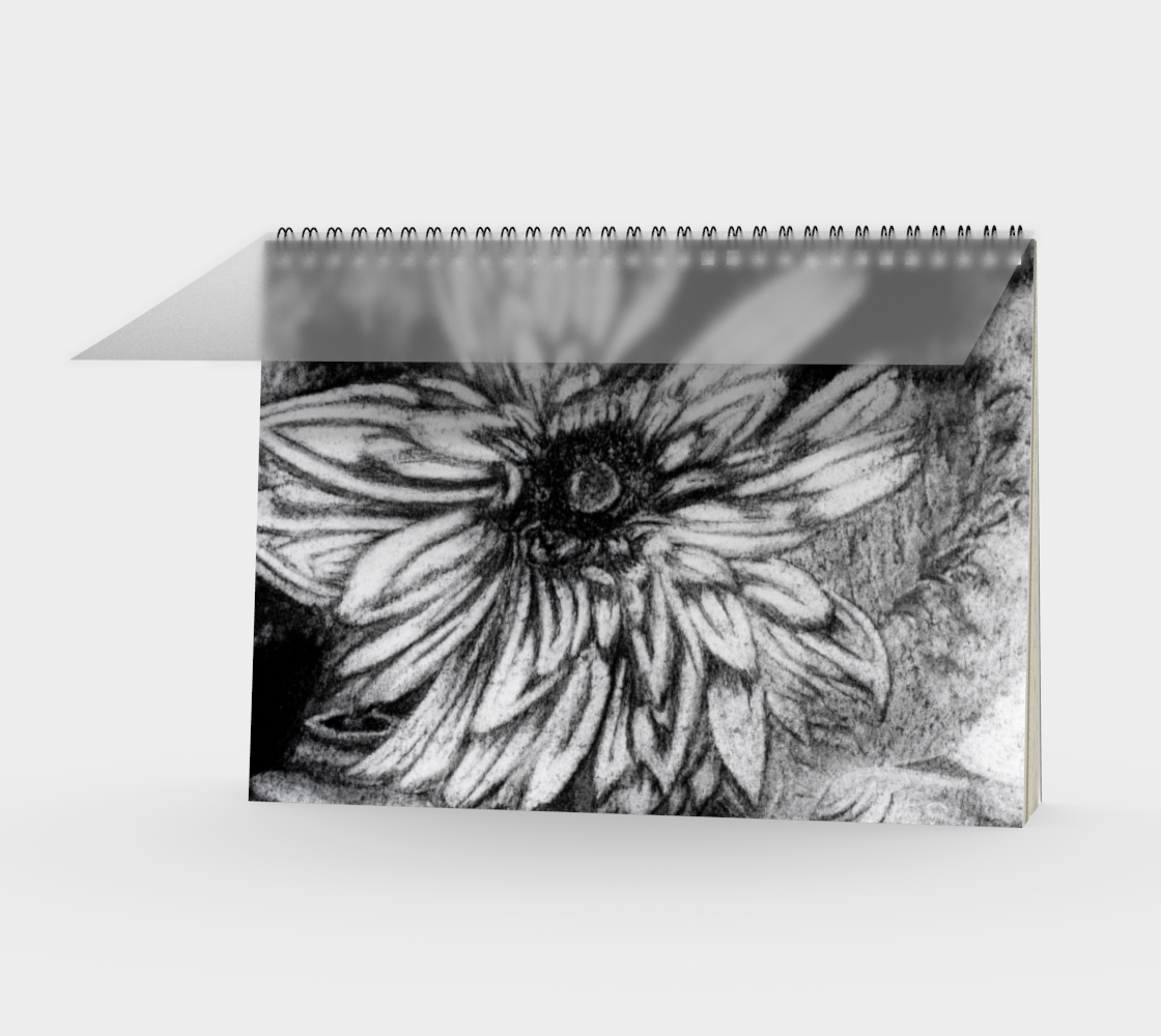 Spiral Notebook Dahlia