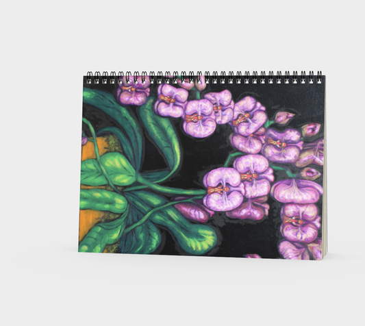 Spiral Notebook Orchids